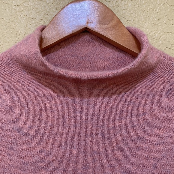 Madewell Rolled Neck Sweater, Super soft and cozy Merino Alpaca blend Sweater - Picture 3 of 11